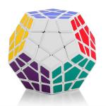 Shengshou Megaminx Dodecahedron Magic Cube White