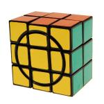 DianSheng Crazy 2x3x3 Domino Magic Cube Puzzle Black