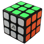Funs Puzzle Mini JieYun 3x3x3 Speed Cube 54.6mm Black