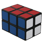 2x2x3 Magic Cube Standard Color Scheme Black