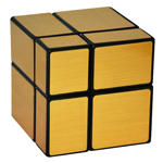 Mir-two Two-layer Mirror Block Magic Cube Golden