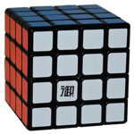 YuMo CangFeng 4x4x4 Magic Cube Black