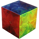 YongJun YuPo 2x2x2 Magic Cube Transparent