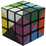 TC 12-Color 3x3x3 Magic Cube Black