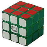 Maru Mini 3cm 3x3x3 Magic Cube Transparent Green