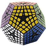 ShengShou 6 Layers Megaminx Magic Cube Black