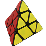 Cubetwist Bandaged Pyraminx Magic Cube Black