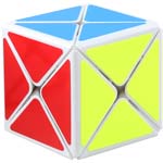 ShengShou Legend 8 Axis Dino Skewb Magic Cube White