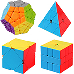 Cube Classroom 4 in 1 Megaminx SQ-1 Skewb Pyraminx Competiti...