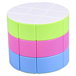 Cylinder 3x3x3 Stickerless Magic Cube
