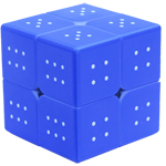 CB Brailled 2x2x2 Magic Cube
