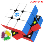 GAN356 M Magnetic 3x3x3 Stickerless Speed Cube, Standard Ver...