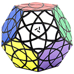 AJ Bauhinia Dodecahedron II Magic Cube Puzzle Black