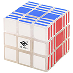 C4U 3x3x7 Magic Cube Short Version Transparent