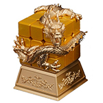 DianSheng Flying Loong Metal Dragon Cube Golden