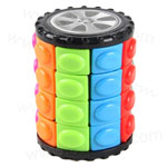 4-layer Rotate and Slide Puzzle Magic Tower Black