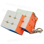 CubeTwist Conjoined Magic Cube Keychain Vesion 3