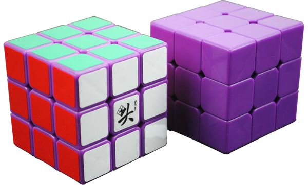 DaYan ZhanChi 3x3x3 Gradient Purple Speed Cube 57mm Purple