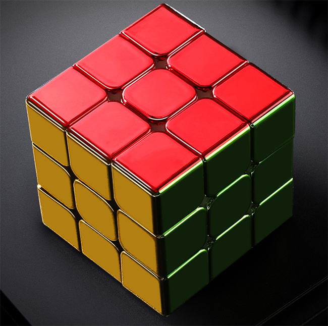 SENGSO Electroplating Colorful Legend Magnetic 3x3x3 Cube