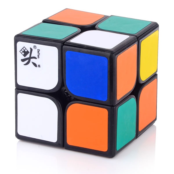 Dayan ZhanChi 2x2x2 Speed Cube 6-Color Stickerless 50mm Anti-pop for Speedcubing 