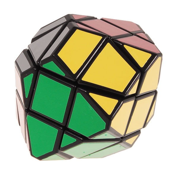 Black UFO Tank Odd Shape Cut 3x3x3 Magic Cube Twist Puzzle By Diansheng 