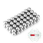 64pcs 7mm Magnetic Balls Magnet Spheres Silver