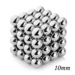 64pcs 10mm Magnetic Balls Magnet Spheres Silver