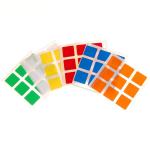 6 Color Stickers for Genuine Rubik 3x3x3 Magic Cube