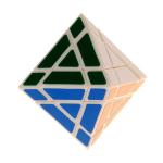 QJ Octahedron Diamond Magic Cube Puzzle White