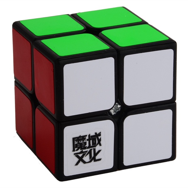 Stickerless YJ MoYu LingPo 2-layers Magic Cube Puzzle 