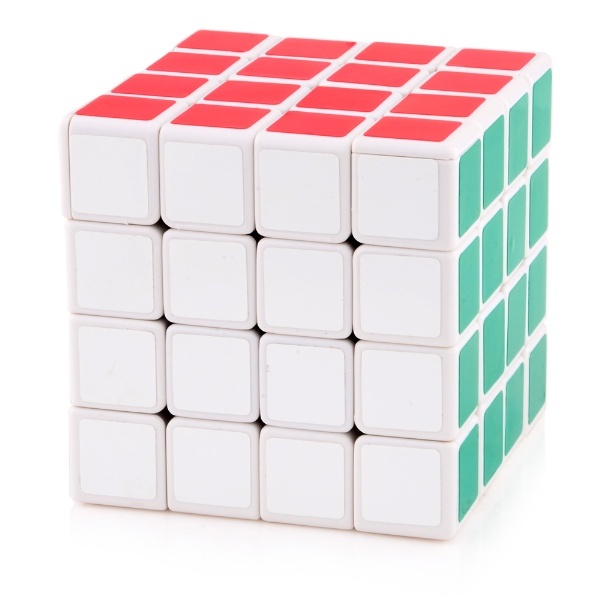 ShengShou 7088A Glossy 4x4x4 Magic Cube Speed Puzzle Cube for Competition White 