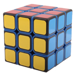 DIY Mini Funs Puzzle ShuangRen 54.6mm Speed Cube Blue Body Black Caps