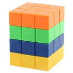 MHZ Fully-Functional Stickerless 3x3x4 Cube Color Random