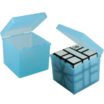 Candy Color Transparent PP Protection Box for 57mm Magic Cube