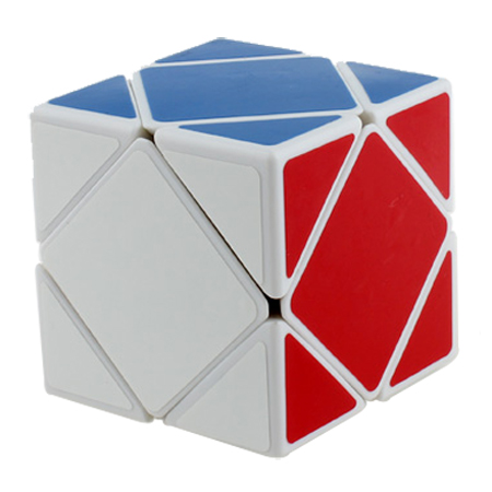 White Shengshou Skewb Magic  Cube  Puzzle 