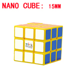 Maru 15mm Nano Cube - Smallest 3x3x3 Magic Cube DIY Kit Yellow