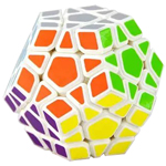 YongJun MoYu YuHu Megaminx Speed Cube White