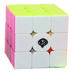 CONGS DESIGN MeiYing 3x3x3 Stickerless Speed Cube Pink Version
