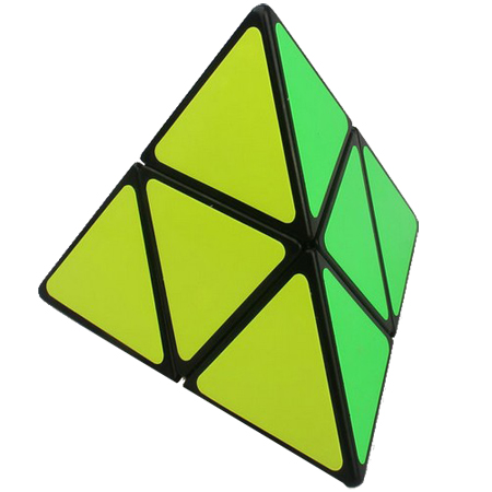 Shengshou 2 X 2 Pyraminx Pyramid Magic Cube Twist Puzzle Smooth Play 