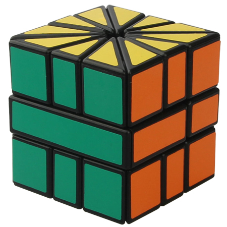Cubetwist Square  Two Magic Cube  Black Square  1 Cubezz com 
