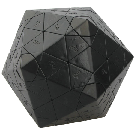 Black 20 Face MF8 & Eitan's Star II Oskar's Icosaix magic cube Icosahedron V2 