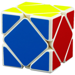 MoYu Magnetic Positioning Skewb Speed Cube White