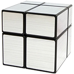 ShengShou 2x2x2 Mirror Block Magic Cube Silver