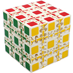 Gear 5x5x5 Magic Cube Puzzle White