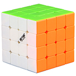 QiYi Mofangge WUQUE 4x4x4 Stickerless Speed Cube 62mm