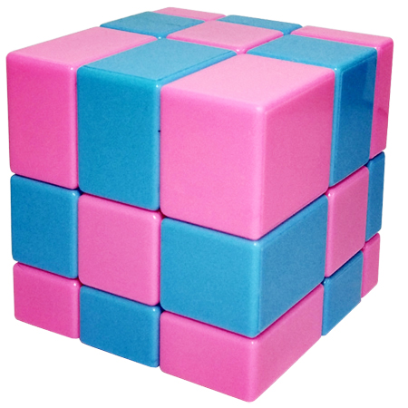 HUSERYT Miroir cube miroir cube Puzzle, super cube Magic Smooth