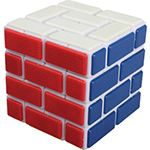 Cubetwist Burr 4x4x4 Bandaged Cube White