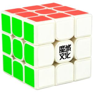 MoYu 3x3x3 Weilong GTS2 Version II Magic Cube Plastic Puzzle Speed Cube White 