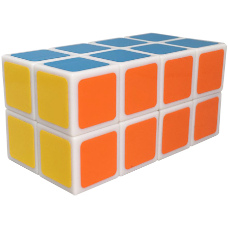 WitEden IC224 2x2x4 Full Function Magic Cube Twist Puzzle Clear Transparent 