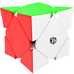 QiYi X-Man Magnetic Wingy Concave Skewb Stickerless Speed Cube